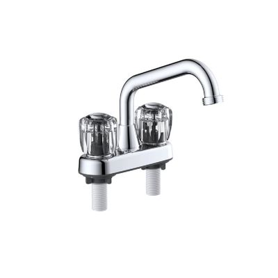 Home Plus Classic Chrome Two Handle Laundry Faucet 4 in.