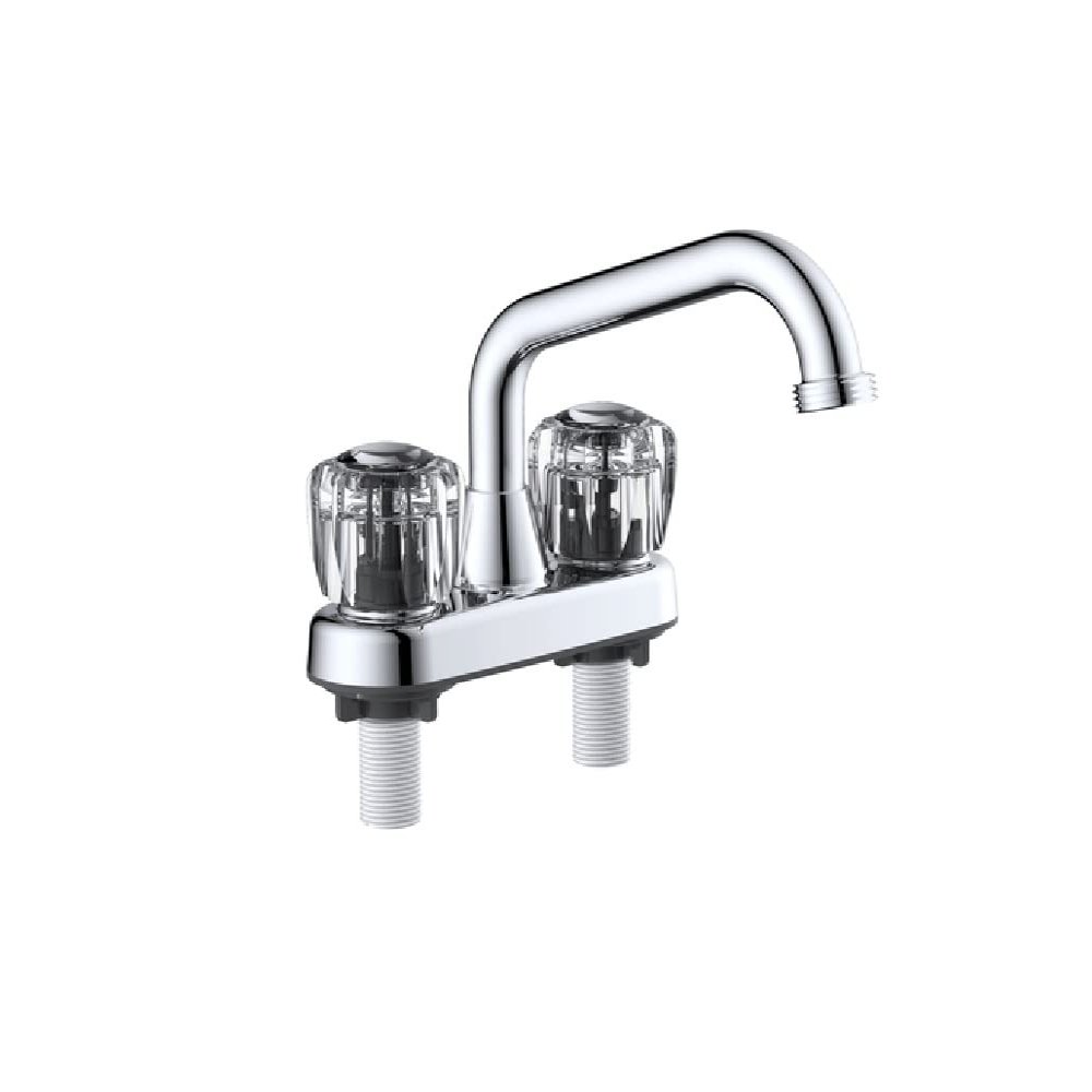 Home Plus Classic Chrome Two Handle Laundry Faucet 4 in.