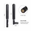 2 x 8dBi WiFi RP-SMA Male Antenna 2.4GHz 5.8GHz Dual Band +2 x 15CM U.FL/IPEX to RP-SMA Female Pigtail Cable for Mini PCIe Card Wireless Routers, PC Desktop, Repeater, FPV UAV Drone and PS4 Build view 3