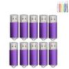 10PCS 2.0/3.0 USB Flash Drive Pen Drive Memory Stick Thumb Stick Pen Black (2.0/16GB, Purple) view 1
