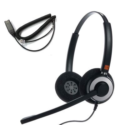 IPD IPH-165 Phone Headset with Noise Cancelling Microphone for Office and Call Center-Compatible with Avaya 1608 1616 9601 9608 9611 9611G 9620 9621 9630 9631 9640 9641 9650 9670 J139 J159 J169 J179