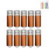 10PCS 2.0/3.0 USB Flash Drive Pen Drive Memory Stick Thumb Stick Pen Black (2.0/16GB, Orange) view 1