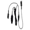 IPD Training Headphones Adapter Y Cable Cord with Switch Mute for Agents & Supervisors | Durable Headphone Adapter Quick Disconnect Headphone Y Splitter Phone Cord | Exclusive PLX QD Compatibility view 1