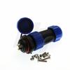 HangTon HE21 2 Pin Power Connector Waterproof Aviation Female Cable Plug Male Panel Mount Socket (5 Set) view 1