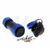 HangTon HE21 2 Pin Power Connector Waterproof Aviation Female Cable Plug Male Panel Mount Socket (5 Set) view 2