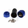 HangTon HE21 2 Pin Power Connector Waterproof Aviation Female Cable Plug Male Panel Mount Socket (5 Set) view 3