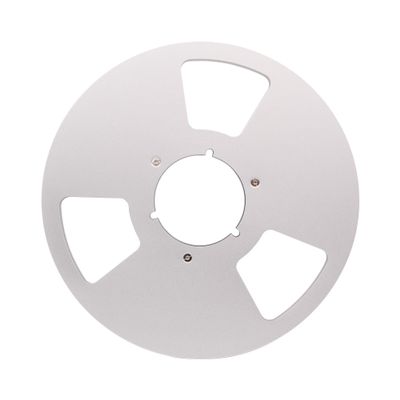 10" Full Aluminum Blank Tape Reel to Reel Recorder Empty Spool for Studer Revox Nagra Black Silver Gold Blue Red Pack of 1PC (Silver)