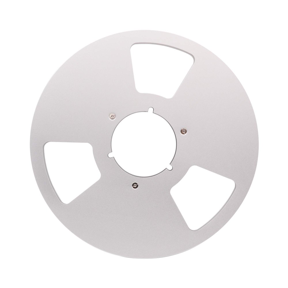 10" Full Aluminum Blank Tape Reel to Reel Recorder Empty Spool for Studer Revox Nagra Black Silver Gold Blue Red Pack of 1PC (Silver)