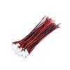 20 PCS Connector Plug with Wire,2-Pin Connector Plug,100mm Right Angle Female Male Connector Plug Wire, Compete Circuit Boards Connecting(2Pin) view 1