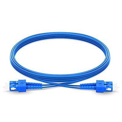 trtfiber Armored Fiber Patch Cable LC SC FC ST Single Mode Duplex 3.0mm (50m, SC to SC)