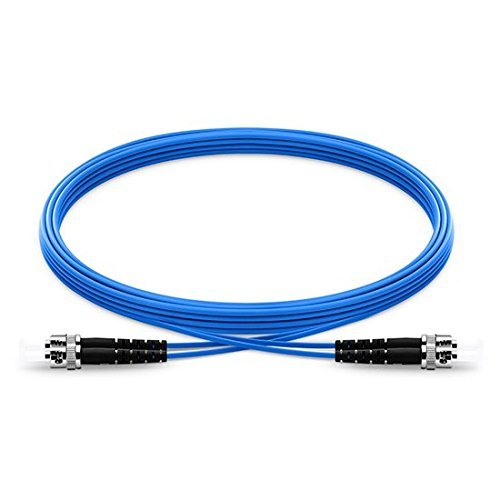 trtfiber Armored Fiber Patch Cable LC SC FC ST Single Mode Duplex 3.0mm (10m, ST to ST)