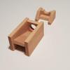 CSCarpentry Fishing Rod Rack, Solid Wood Wall Mount Pole Holder, Made to Order, Any Size (Unfinished Solid Red Oak Wood) view 4