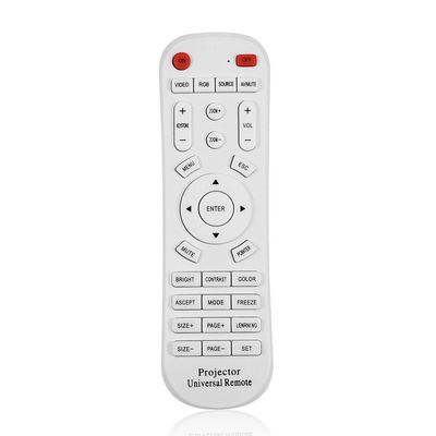Universal Projector Remote Control, Remote Controller Adapter for Projector, White