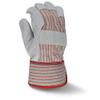 Fleece Lined Economy Shoulder Gray Split Leather Glove view 4
