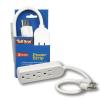 1 Foot White Durable Heavy Duty 3 Outlet 13A / 125V / 1625W 16 Gauge Power Strip view 3