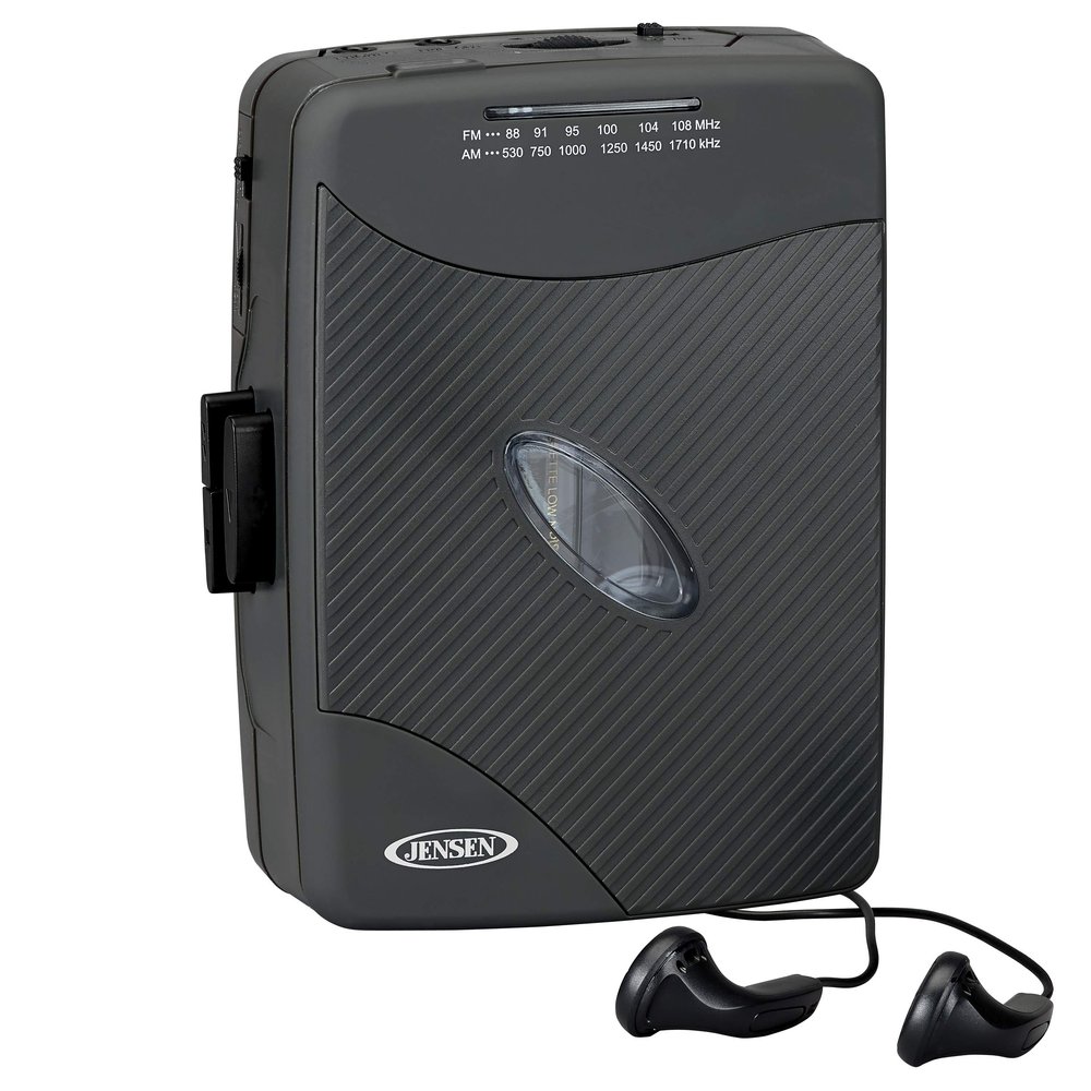 JENSEN SCR-75 Stereo Cassette Player with AM/FM Radio