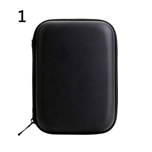 Shineweb Mini Protector Case Cover Pouch for 2.5 Inch USB External HDD Hard Disk Drive Black