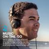 JLab Studio Wired On-Ear Headphones, Black, Tangle Free Cord, Ultra-Plush Faux Leather with Cloud Foam Cushions, 40mm Neodymium Drivers with C3 Sound view 2