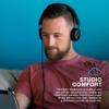 JLab Studio Wired On-Ear Headphones, Black, Tangle Free Cord, Ultra-Plush Faux Leather with Cloud Foam Cushions, 40mm Neodymium Drivers with C3 Sound view 3