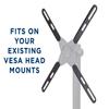Mount-It! VESA Mount Adapter Kit | TV Wall Mount Bracket Adapter Converts 200x200 mm Patterns to 400x200 and 400x400 mm | Fits Most 32 Inch to 55 Inch TVs | Hardware Included view 2
