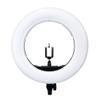 Yidoblo Ring Light Kit [Upgraded Version-1.8cm Ultra Slim]-18 inches,3200-5600K,Dimmable LED Ring Light with Light Stand, Phone Clip,Hot Shoe Adapter for Portrait Makeup Video Shooting (S Black) view 1