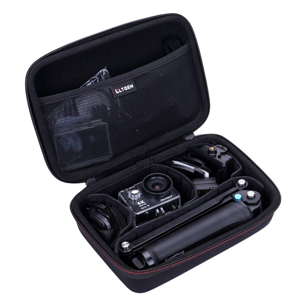 L LTGEM Camera Travel Case Compatible with AKASO EK7000 / EK7000 Pro / V50 / V50X / Brave 7 / Brave 7 LE/Brave 4 / Brave 4 Pro/Brave 4 Elite Camera (Case only!)