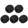 uxcell 5PCS Foam Mic Cover Headset Microphone Windscreen Shield Protection 26mm Length for Headset Lapel Lavalier view 1