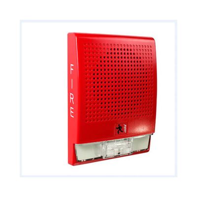 Edwards Signaling, G4HFRF-S2VMC, Wall Speaker, Strobe, 25 V, Red, Marked Fire