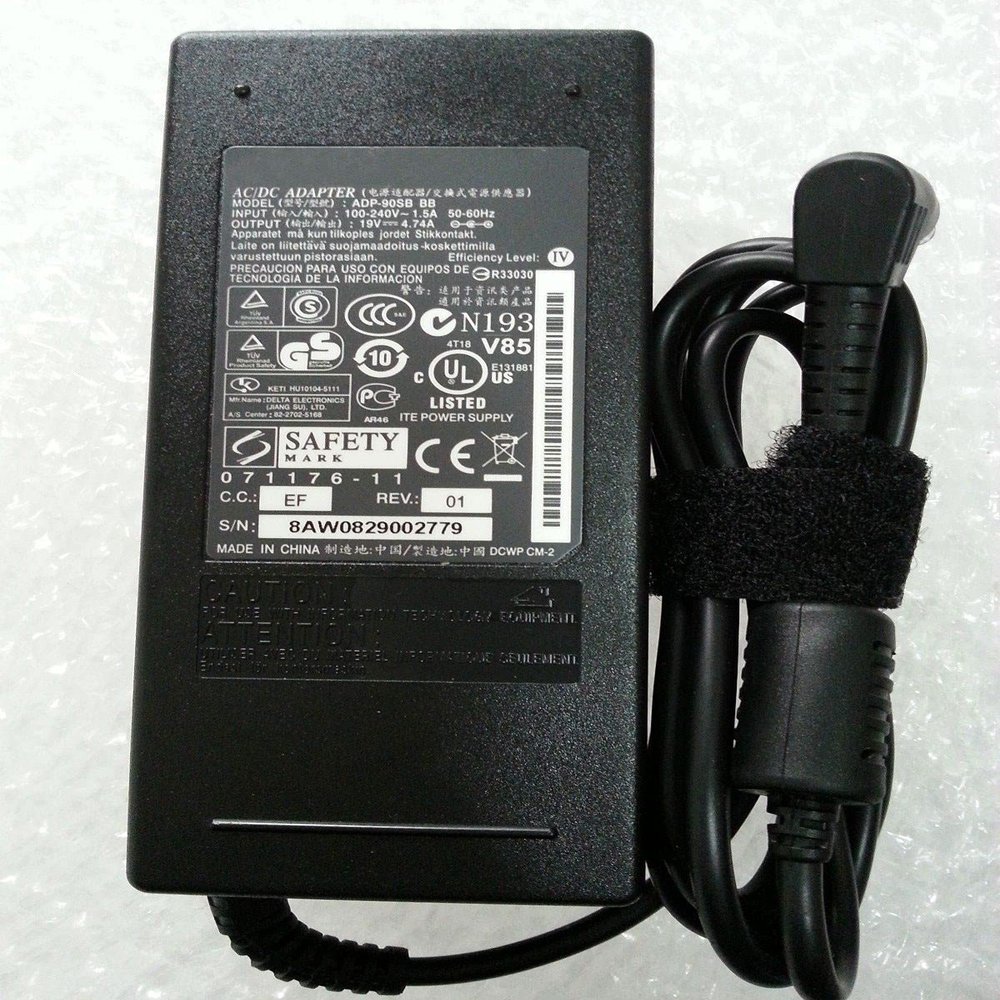 19V 4.74A 90W AC Adapter Charger for Toshiba Laptop Power Supply 5.5mm*2.5mm