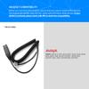 IPD HIS-02 Headphone Cable Connector with QD Headset Adapter and RJ9 Cord Jack Plugs Intended for Desk Phone Avaya IP1608,1616, 9608G,9611G, 9610,9620, 9620L, 9620C,9630,9630G, 9640,9640G, 9650,9670 view 2