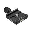 Andoer QR-50 Quick Release Plate Clamp Adapter with Built-in Bubble Level for Arca Swiss RRS Wimberley Tripod Ball Head view 1