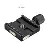 Andoer QR-50 Quick Release Plate Clamp Adapter with Built-in Bubble Level for Arca Swiss RRS Wimberley Tripod Ball Head view 2