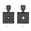 Andoer QR-50 Quick Release Plate Clamp Adapter with Built-in Bubble Level for Arca Swiss RRS Wimberley Tripod Ball Head view 4