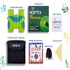 Binoculars for Kids, Girls or Boys Real Kids Binoculars in Vibrant Green Blue - Includes Sticker Book with 40 Bird Species - Small Toys for Toddlers view 3