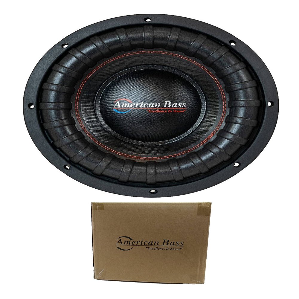 American Bass 10" Subwoofers Dual 4 Ohm 3000 Watts Max Car Audio Sub 2 Pack