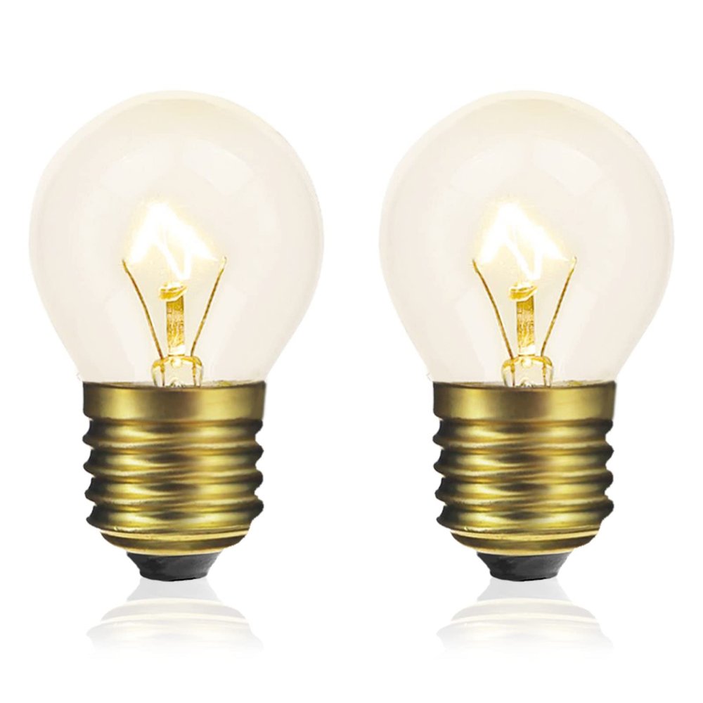 Visther 2-Pack Oven Light Bulb G45, 40W 120V 415Lumen Appliance Light Bulbs