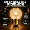 Visther 2-Pack Oven Light Bulb G45, 40W 120V 415Lumen Appliance Light Bulbs view 3