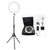 Yidoblo 18 inch LED Ring Light with 2M Stand for Phone and Camera, 48W 5500K/3200K Dimmable with Carrying Bag for YouTube Vlog Makeup Studio Video Shooting Salon Photography (AX-E White) view 1