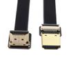 JSER CYFPV FPV HDMI Male to Up Angled 90D HDMI Male HDTV FPC Flat Cable for FPV HDTV Multicopter Aerial Photography (0.5m) view 2
