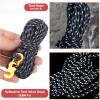 Azarxis Reflective Cord Pack, Tent Guyline Rope High-Strength Lightweight 13ft per piece with Aluminum Cord Adjuster for Tying Down Tarps, Camping Tent, Outdoor Packaging (Yellow - 4 Pack - 3mm) view 3