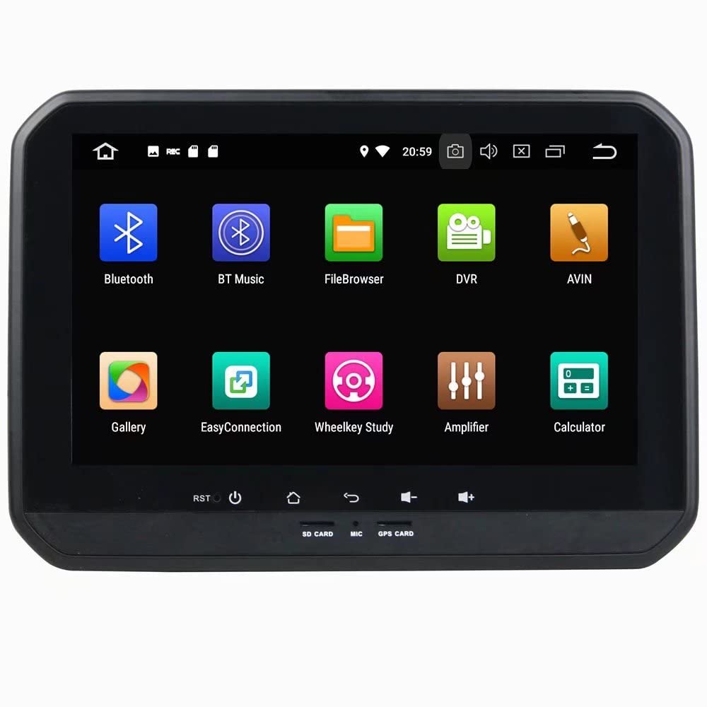 ROADYAKO Android 9.0 Auto Video for Suzuki Ignis 2016 2017 Car Radio Stereo with GPS Navigation 3G WiFi Mirror Link RDS FM AM Bluetooth AUX Multimedia Audio Video