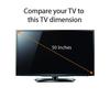 Anti Blue Light Screen Protector for 50 Inches TV. Filter out Blue Light that relieve computer eye strain and help you sleep better view 4