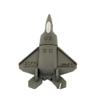16GB Fighter Shape USB Stick USB Flash Drives Memory Stick Pen Drive Thumb Drive USB Disk USB Drive U Disk with Chain (Gray) view 1