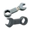 128GB Wrench Shape USB 2.0 Flash Drive Memory Stick Thumb Drive USB Drive Pen Drive USB Flash Disk U Disk USB Stick PenDrive Flash Memory (Gray) view 1