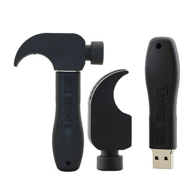 128GB Hammer Shape USB Flash Drives Memory Stick USB 2.0 Flash Drive Thumb Drive USB Drives USB Flash Disk Pen Drive U Disk PenDrive USB Disk (Black)