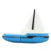 16GB Sailboat Shape USB Stick USB 2.0 Memory Stick Flash Memory PenDrive USB Flash Disk USB Flash Drive USB 2.0 Sticks Memory Sticks Thumb Drives U Disk Data Storage (Blue) view 2