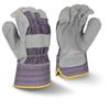 Regular Shoulder Gray Split Cowhide Leather Glove - Size XL view 1