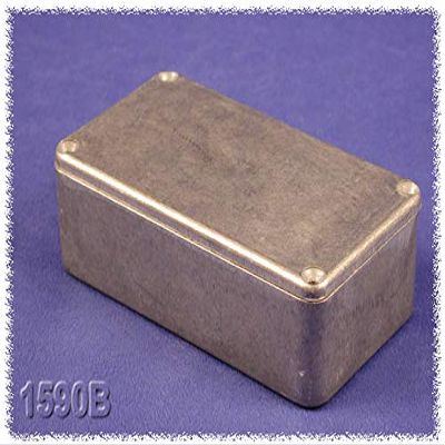1590R1, Diecast Aluminum Enclosures, Unpainted, 7.55" x 4.38" x 2.24" (LxWxH)