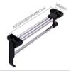 Ochoos 1pcs Wardrobe Hanger Fittings top mounting bar Hardware Telescopic Hanger Cabinet Push and Pull Hanger Clothes Hanger - (Color: Brown) view 4