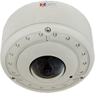 ACTi B76A 12MP Video Analytics Outdoor Hemispheric Dome Camera with SLLS, H.264, Dewarping, 2D+3D DNR, Built-in Microphone, MicroSDHC/MicroSDXC, PoE/DC12V, IP68, IK10, DI/DO, Built-in Analytics